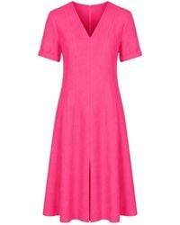 Oh!Zuza - Echo Viscose Midi Dress Short Sleeve With Pockets - Lyst