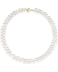 Katy Faye - Lorraine Pearl Necklace - Lyst
