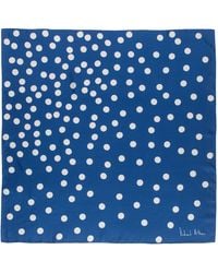 Richard Allan London - Large Polka Silk Scarf - Lyst