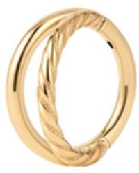 Vanhi - Double Clicker Titanium Ring - Lyst