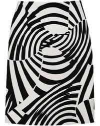 Conquista - Graphic Print Pencil Skirt - Lyst