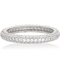 Shabella Nyc - Pave Thin Ring - Lyst