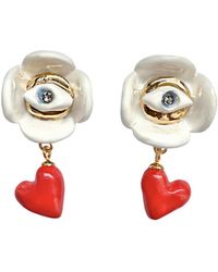 Sculp - Love Is. Stud Earrings - Lyst