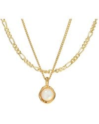 Muru - Tiny Pearl Necklace Layering Set - Lyst
