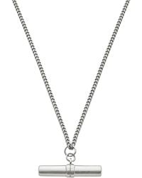 Bermuda Watch Company - Maivelle Blair T-Bar Curb Chain Necklace - Lyst