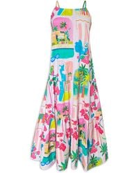 Pick Happy - Maxi Cotton Dress Palm Beach Limited Edition - Lyst
