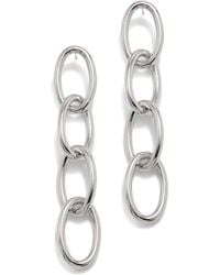 Jaredjamin - Everly Drop Chain Post Earrings - Lyst