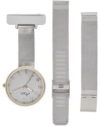 Bermuda Watch Company - Annie Apple Empress Interchangeable Rose, Mesh Wrist To Nurse Watch Ladies - Lyst