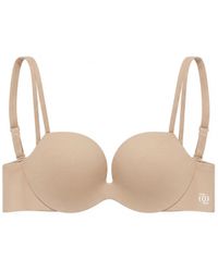 Second Skin Solution - Neutrals Second Skin Ultimate Wire-Free Push Up Bra Nude - Lyst