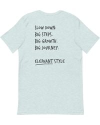 Anchor and Crew - Ice Think Ocean Elephant Aspirations Cotton Embroidered T-Shirt - Lyst