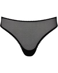 Daily Underwear - String Panties Noir - Lyst