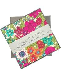 Lime Tree Design - Single Boxed Hanky Made With Liberty Fabric Lime Ciara - Lyst