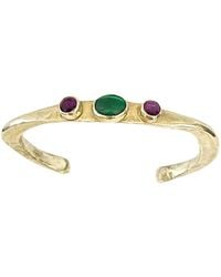 Amy Delson Jewelry - Malka – Malachite Amethyst Sterling Cuff - Lyst