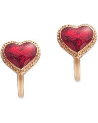 Grosse - Enamel Heart Clip On Earrings, Series Pop Heart - Lyst