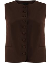 Exquise - Regular V-Neck Sleeveless Elowyn Vest - Lyst