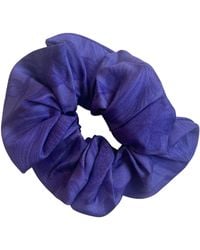Tash and Ley - Sapphire Sonata Silk Scrunchie - Lyst