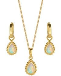 Charlotte's Web Jewellery - October Birthstone Necklace And Earring Set - Lyst