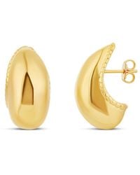SHYMI - Textured Bean Hoops - Lyst
