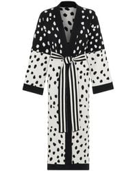 INGMARSON - Scattered Dots Wool & Cashmere Cardigan - Lyst