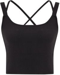 Peraluna - Strap Knitwear Bustier - Lyst