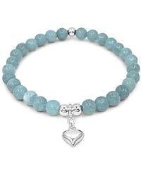 Lutiro - Jade Heart Bracelet - Lyst