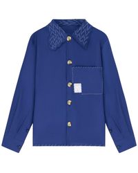 Maison Louis - Cotton Handstitched Shirt - Lyst