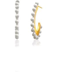 Milou Jewelry - Oval Hoop Earrings - Lyst