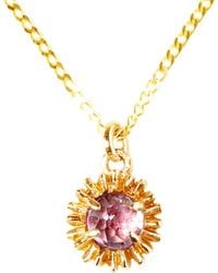 Lee Renee - Dahlia Bud Tourmaline Necklace – - Lyst
