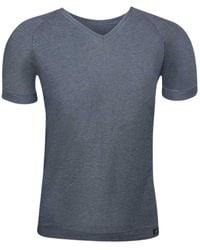 Zd - Zero Defects - Ranglan V-Neck T-Shirt - Lyst