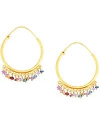 Opium Jewels - Medium Cascade Hoops - Lyst