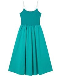 Louche - Soumia Jersey Bodice And Recycled Cotton Skirt Maxi Dress - Lyst