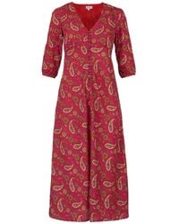 At Last - Belgravia Midi Dress - Lyst