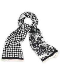 Saachi - Houndstooth Reversible Scarf - Lyst