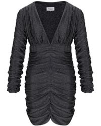 Thisisu Collection - Pearl Shimmer Drape Mini Dress - Lyst