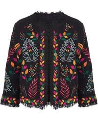 At Last - Cotton Embroidered Jacket - Lyst