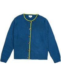 ALOFT - Coralie Tipped Cardigan - Lyst
