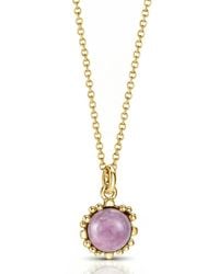 Unaloe - Ribes Vermeil Kunzite Necklace – Gemstone Luxury Pendant For - Lyst