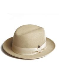 Dasmarca Hats - Godfather Ivory Wool Felt Hat - Lyst