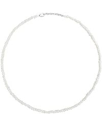 Kiri & Belle - Lia Mini Freshwater Pearl Sterling Necklace - Lyst