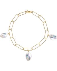 Ora Pearls - Aurelia Keshi Pearl Large Link Chain Bracelet - Lyst