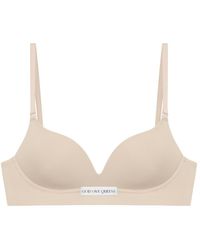 GOD SAVES QUEENS - Neutrals Second Skin Wire-Free Bra Light Nude - Lyst