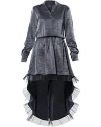 Metamorph - Shiny Metallic Layered Tunic - Lyst