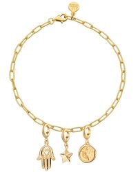 Lily Charmed - Plated Luck & Magic Oval Link Charm Bracelet - Lyst