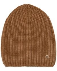 Bel Cashmere - Plain Knitted Cashmere Hat Camel - Lyst