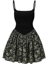 NUAJE NUAJE - Bianca Smocked Ballerina Mini Dress - Lyst