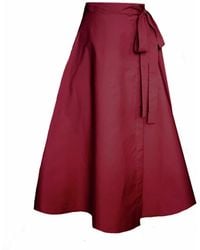 Frock Tales - Meyer Wrap Midi Skirt - Lyst