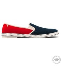 Rivieras - Classic Canvas & Mesh Slip-On Loafer - Lyst