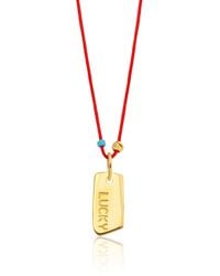 The Pheia - String Lucky Necklace - Lyst