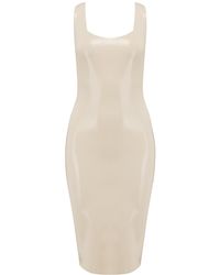 Elissa Poppy - Latex Midi Dress - Lyst