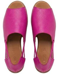 Womads - Royal Fuchsia Peep Toes - Lyst